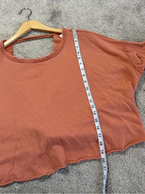 aerie Women’s Weekend Pretty Back Sweatshirt Longsleeve in Clay S thumbnail 10