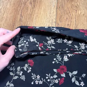 Vintage 90's Floral Size 6 Maxi Wrap Skirt Whimsigoth‎ Romantic Fairy Grunge thumbnail 7