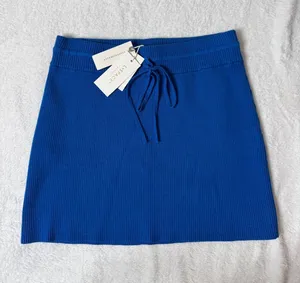 L*Space Active x Anthropologie Jet Set Mini Skirt M in Snorkel Blue NWT thumbnail 1