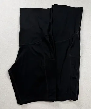 Quince Ultra-Form Maternity Pocket Bike Shorts 9” Black Size L Lot of 2 thumbnail 1