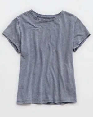 Aerie Vintage T-Shirt Hand Dyed Gray Size XL 100% Cotton thumbnail 1