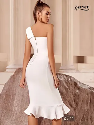 White Bodycon Dress thumbnail 2