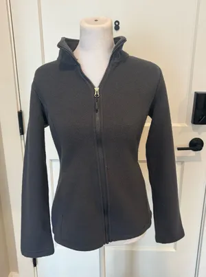32 Degrees Heat Gray Fleece Zip Jacket XS Women’s Lightweight thumbnail 1
