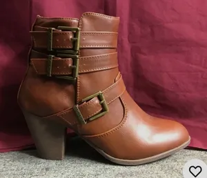 DkDk Brown Ankle Boots. Size 8 thumbnail 1