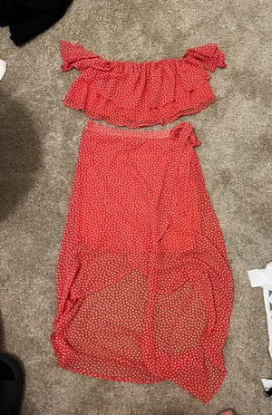 Crescent Two Piece Orange Set thumbnail 2