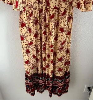 Faithfull The Brand X Anthropologie Melia Midi Dress Cottagecore Boho US 10 thumbnail 11