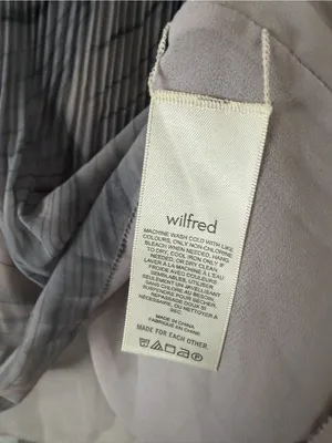 Aritzia Wilfred Daydreamer Blouse Dusky Granite Blue thumbnail 7