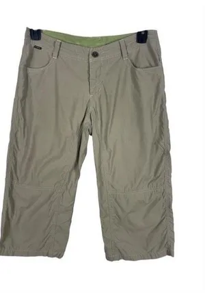 Kuhl KuhlDry Capri Pants Women’s Size 8 Tan Hiking Gorpcore Outdoor Y2K thumbnail 1