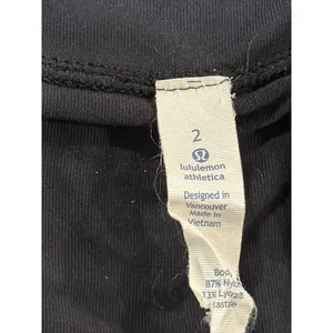 Lululemon Jacket Womens Black Asymmetrical Zip Thumbhole Activewear 2 thumbnail 2