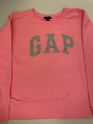 Gap Crewneck Sweatshirt With Glitter Logo thumbnail 1
