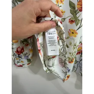 Joie Floral Print Button Down Blouse White Garden Botanical Long Sleeve Medium thumbnail 5