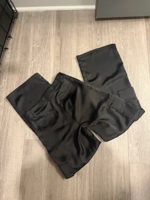 H&M Black Silk Pants thumbnail 3