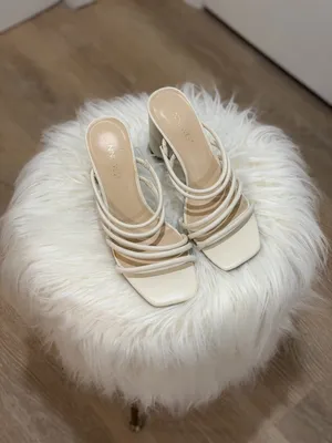 Nine West Women’s Girlie Square Toe Strappy Dress Sandals – White, Size 8 thumbnail 13