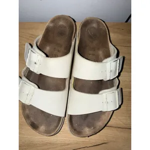 Papillio by Birkenstock Arizona Birko Flor Platform Sandals White Womens Sz 39 Q thumbnail 10