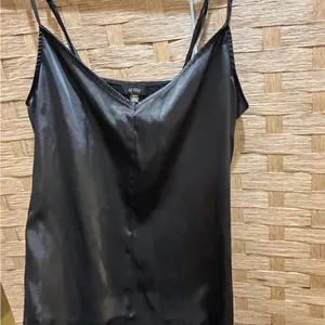 AFRM Revolve Katica Satin Midi Dress In Noir Elegant Black Satin Slip Dress M thumbnail 6