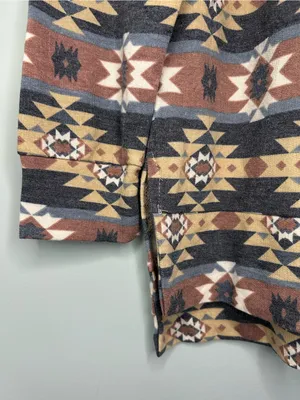 Sew in Love Southwest Aztec Native Print Long Sleeve Pullover Size Small thumbnail 6