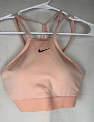 Nike Women's‎ Light Pink Sports Bra thumbnail 1