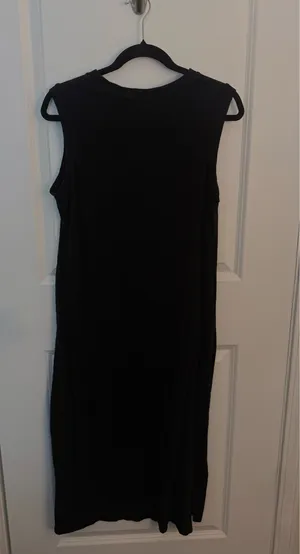 Universal Threads Black Cotton Maxi Dress thumbnail 2