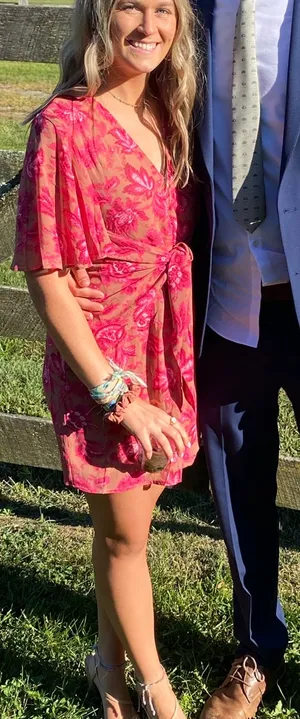Sundae Muse Pink Floral Dress thumbnail 2