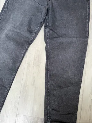Zara Women’s Washed Black Relaxed Jeans thumbnail 2