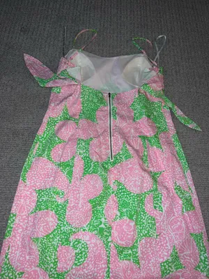 Lilly Pulitzer Dress Pink and green thumbnail 7