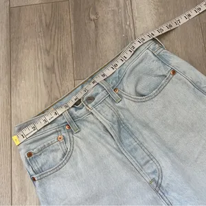 Levis Ribcage Straight Ankle Denim Jeans Pants Light Wash (Size 27) thumbnail 6