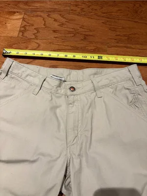 Carhartt Women’s SZ 8 Cropped Cargo Pants in Light Khaki thumbnail 6