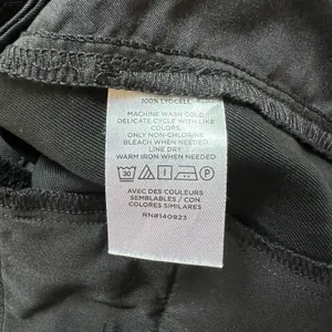 Loft Black Twill Wide Leg Pants Minimalist Career 100 % Lyocell Capsule Wardrobe thumbnail 6