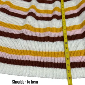 NEW Andree by Unit Striped Cozy Spring Knit Sweater‎ Artsy Garden Size 1X thumbnail 10