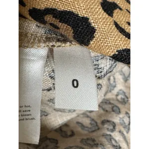 REFORMATION Cady Mini Skirt Women Brown Leopard Animal Print Linen 90s Y2K thumbnail 5
