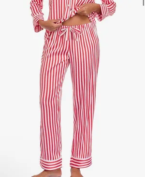 Serenedelicacy Women's Satin Pajama Set 2-Piece Silky Pj Set thumbnail 7