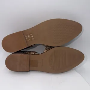 Madewell The Marisa D'Orsay Flats In Snake Embossed Leather Women's Size 7 thumbnail 7
