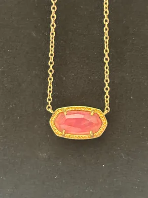 Kendra Scott Necklace Elisa Pendant Gold thumbnail 4
