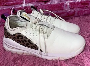 Women's Clove Nursing Shoe Size 8 White Leopard Purple‎ thumbnail 1
