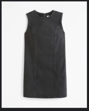 Abercrombie Denim Dress Shift Mini thumbnail 6