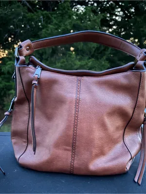 Realer Brown Faux Leather Hobo Bag Convertible Crossbody & Shoulder Purse thumbnail 8