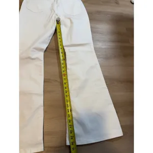 Lee Legendary Style Flare Jeans White 14 M Women Mid Rise Stretch Denim NEW thumbnail 4