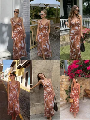 Zara multicolor midi‎ dress thumbnail 7