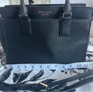 black Kate Spade Cameron Medium Satchel thumbnail 7