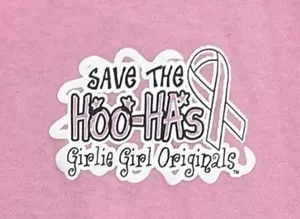 Breast Cancer Awareness T-shirt Short Sleeve Size Large Save The HOO-HAs Pink thumbnail 6