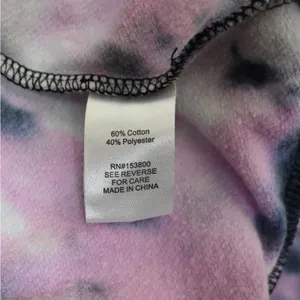 Ivory Ella Womens M Drawstring Pullover Tie-Dye Hoodie thumbnail 10