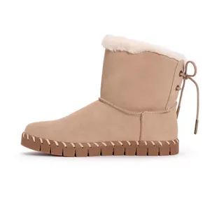 NEW MUK LUKS Flexi Albany Women's Suede Winter Boots Wool Lining thumbnail 4