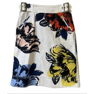 Anthropologie skirt by Maeve bold floral sz 6 thumbnail 3