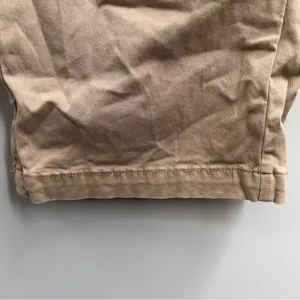 American Eagle Super High Rise Baggy Wide Leg Chino Pants Beige 6 Short thumbnail 3