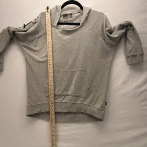 Sanuk Organic Cotton Hoodie Sweatshirt‎ Gray Small thumbnail 12