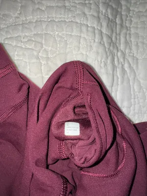 Lululemon Burgundy Leggings thumbnail 3