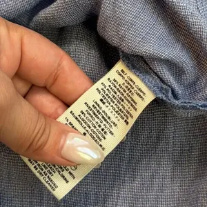 Free People Thats a Wrap Shirt in Chambray Combo Blue thumbnail 12