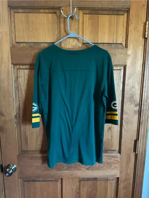 PINK Victoria's Secret Green Bay packers nfl Football jerseys Y2K Tee oversized thumbnail 5