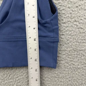Lululemon Align V Neck Sports Bra Pitch Blue Athletic Athleisure Women's 6 thumbnail 5