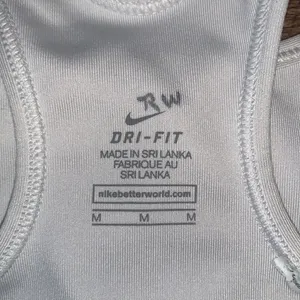 Nike Dri-Fit Sports White Bra Size Medium thumbnail 8